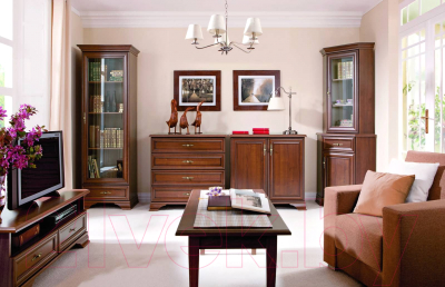 Шкаф Black Red White Kentaki S320-REG1D1S