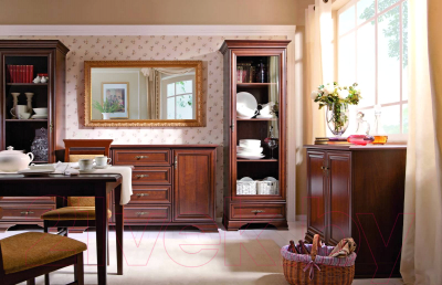 Шкаф Black Red White Kentaki S320-REG1D1S