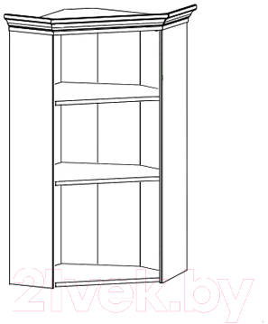 Шкаф навесной Black Red White Kentaki S320-NADN1W