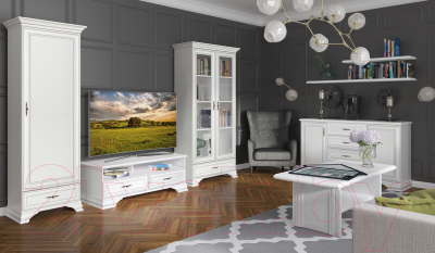 Шкаф навесной Black Red White Kentaki S320-NADN1W