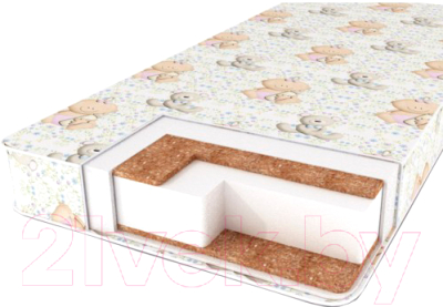 Матрас в кроватку Сонная сказка Царь Салтан (бязь) - фото