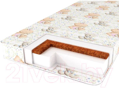 Матрас в кроватку Сонная сказка Лежебока - фото