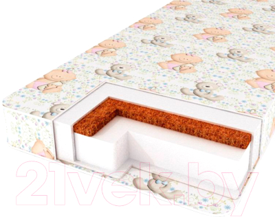 Матрас в кроватку Сонная сказка Садко (бязь) - фото
