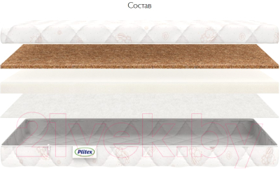 Матрас в кроватку Плитекс Юниор Ю-780-04