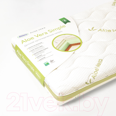 Матрас в кроватку Plitex Aloe Vera Simple АВ-05/1