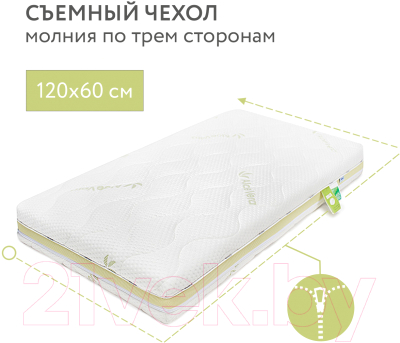 Матрас в кроватку Plitex Aloe Vera Simple АВ-05/1