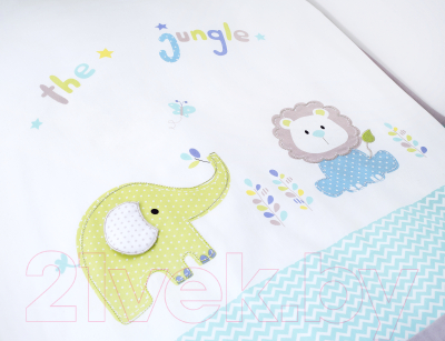 Комплект постельный для малышей Perina Джунгли / ДЖ4-01.1
