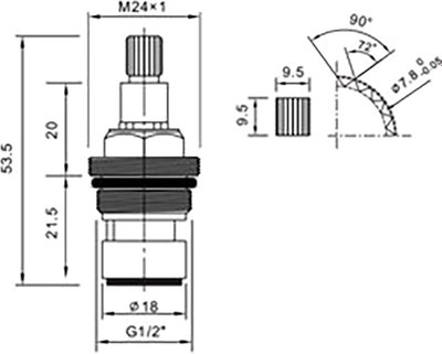 Кран-букса Gerhans K40404 