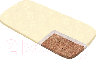 Матрас в кроватку Alis В коляску. Кокосик 35x78 - фото