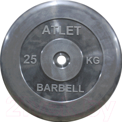 Диск для штанги MB Barbell Atlet d26мм 25кг - фото