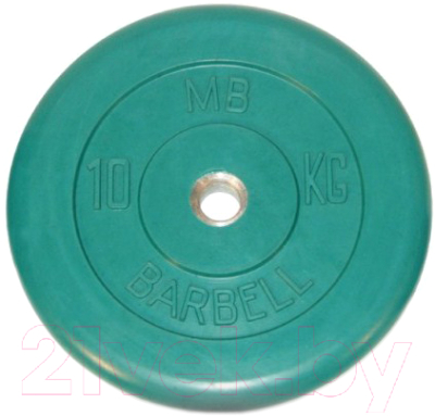 Диск для штанги MB Barbell d26мм 10кг - фото