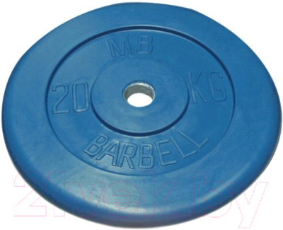 Диск для штанги MB Barbell d26мм 20кг - фото