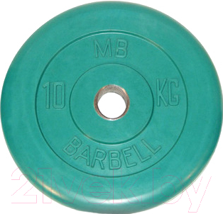 Диск для штанги MB Barbell d31мм 10кг - фото