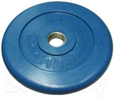 Диск для штанги MB Barbell d31мм 20кг - фото