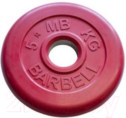 Диск для штанги MB Barbell d31мм 5кг - фото