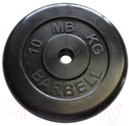 Диск для штанги MB Barbell d31мм 10кг - фото