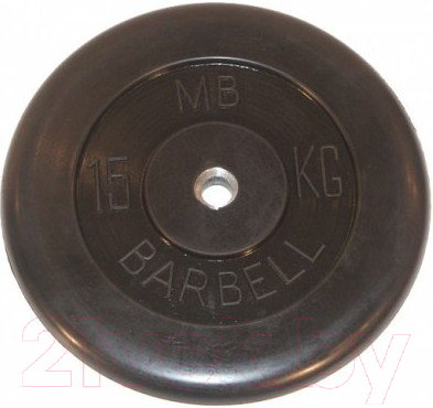 Диск для штанги MB Barbell d31мм 15кг - фото