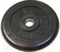 Диск для штанги MB Barbell d31мм 25кг - фото