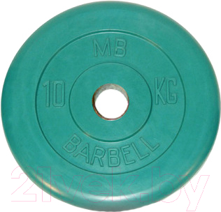 Диск для штанги MB Barbell d51мм 10кг - фото