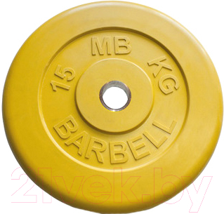 Диск для штанги MB Barbell d51мм 15кг - фото