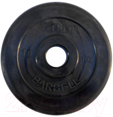 Диск для штанги MB Barbell d51мм 10кг - фото