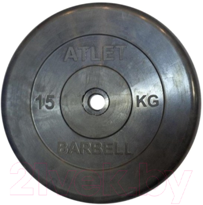 Диск для штанги MB Barbell d51мм 15кг - фото