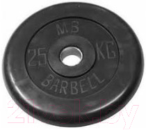 Диск для штанги MB Barbell d51мм 25кг - фото