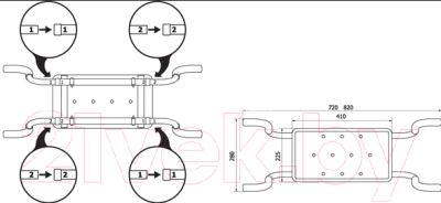 Сиденье для ванны Bisk Pro 06218