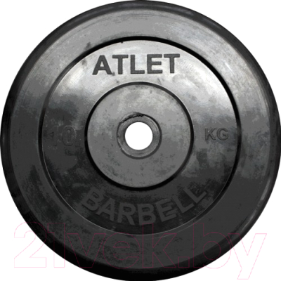 Диск для штанги MB Barbell Atlet d51мм 10кг - фото