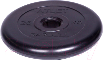 Диск для штанги MB Barbell Atlet d51мм 25 кг - фото