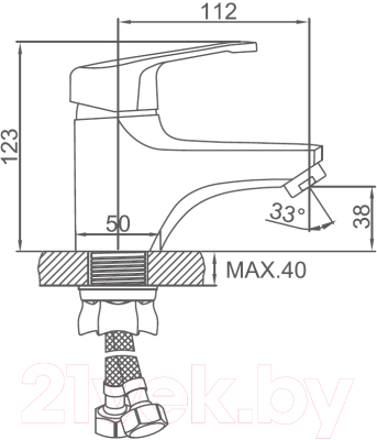 Смеситель Ledeme L1032