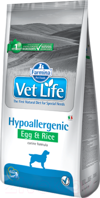 Сухой корм для собак Farmina Vet Life Hypoallergenic Egg & Rice - фото