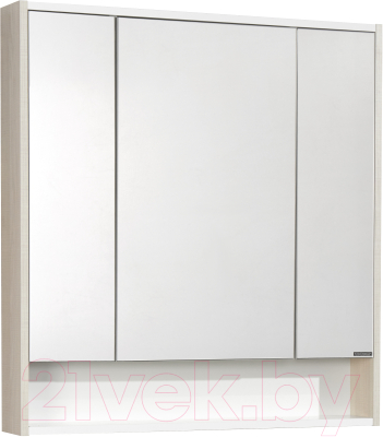 Шкаф с зеркалом для ванной Акватон Рико 80 (1A215302RIB90) - фото