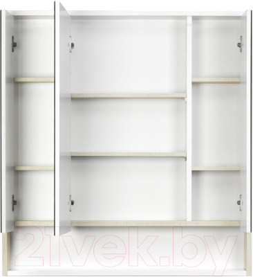 Шкаф с зеркалом для ванной Акватон Рико 80 (1A215302RIB90)