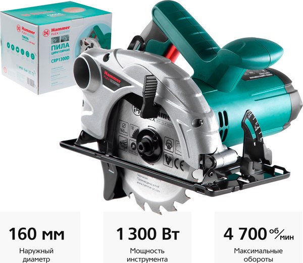 Дисковая пила Hammer Flex CRP1300D