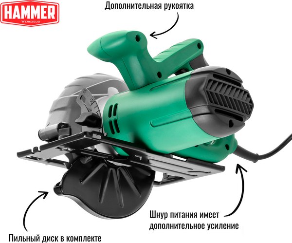 Дисковая пила Hammer Flex CRP1300D