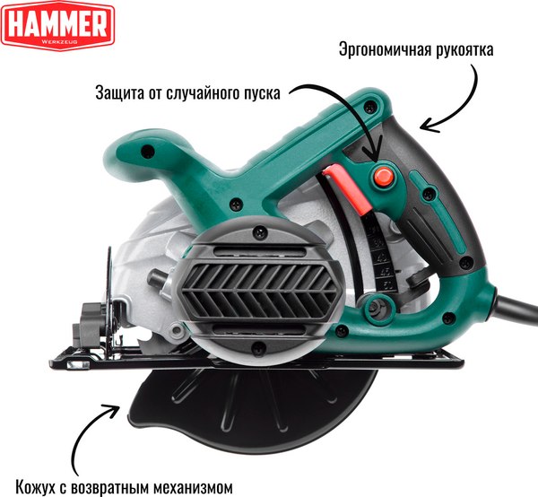 Дисковая пила Hammer Flex CRP1300D