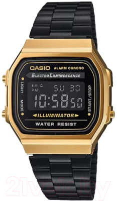 Часы наручные мужские Casio A168WEGB-1BEF - фото