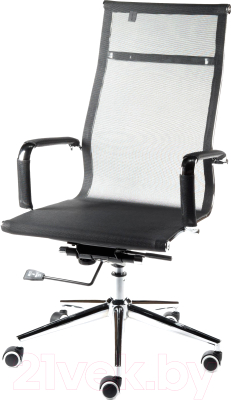 Кресло офисное Norden Helmut Black / H-102-1 (хром/черный) - фото