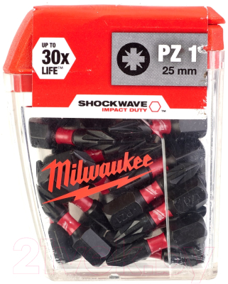 Набор бит Milwaukee Shockwave Impact Duty 4932430861 - фото