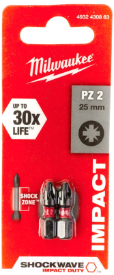 Набор бит Milwaukee Shockwave Impact Duty 4932430863