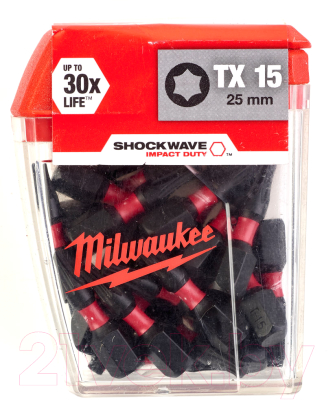 Набор бит Milwaukee Shockwave Impact Duty 4932430873 - фото