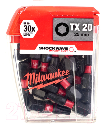Набор бит Milwaukee Shockwave Impact Duty 4932430875 - фото