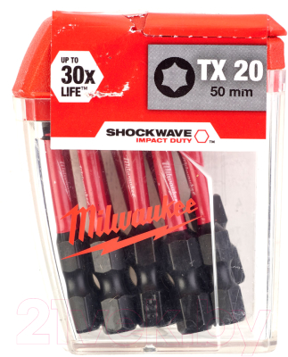 Набор бит Milwaukee Shockwave Impact Duty 4932430877 - фото