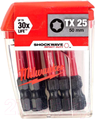 Набор бит Milwaukee Shockwave Impact Duty 4932430882 - фото