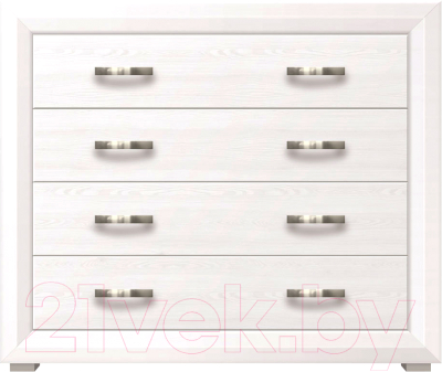 Комод Black Red White Malta B136-KOM4S/11 - фото