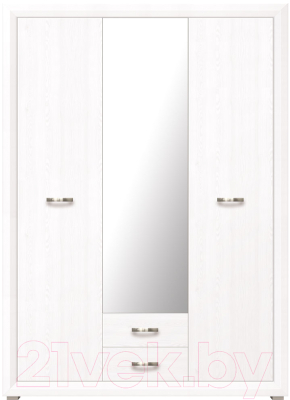 Шкаф Black Red White Malta B136-SZF3D2S - фото