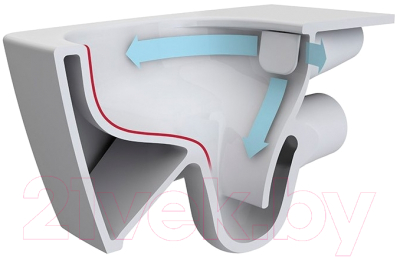 Унитаз напольный VitrA Zentrum / 9824B003-7207