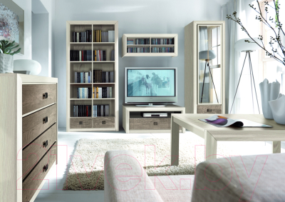 Тумба Black Red White Коен KOM4D