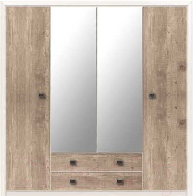 Шкаф Black Red White Коен SZF4D2S - фото